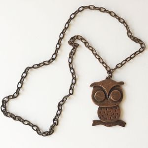 Anna Sui Owl Necklace